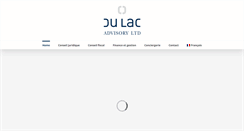 Desktop Screenshot of dulacadvisory.com